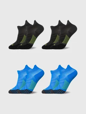 4 Pairs Compression Sock Low Cut With Arch Support Unisex Athletic