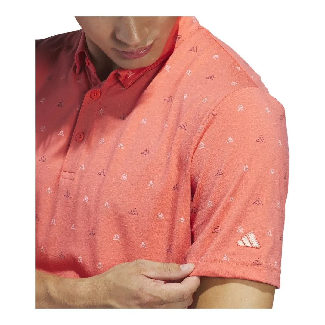 adidas Go-To Mini-Crest Golf Print Shirt IS7333