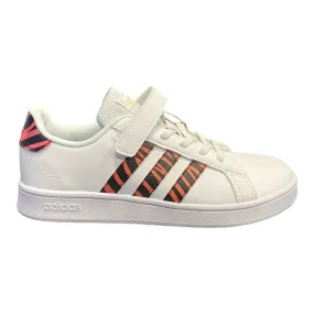 Adidas Grand Court EL C GZ1075 white-black-acid red