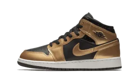 Air Jordan 1 Mid Metallic Gold