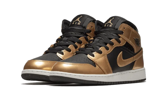 Air Jordan 1 Mid Metallic Gold