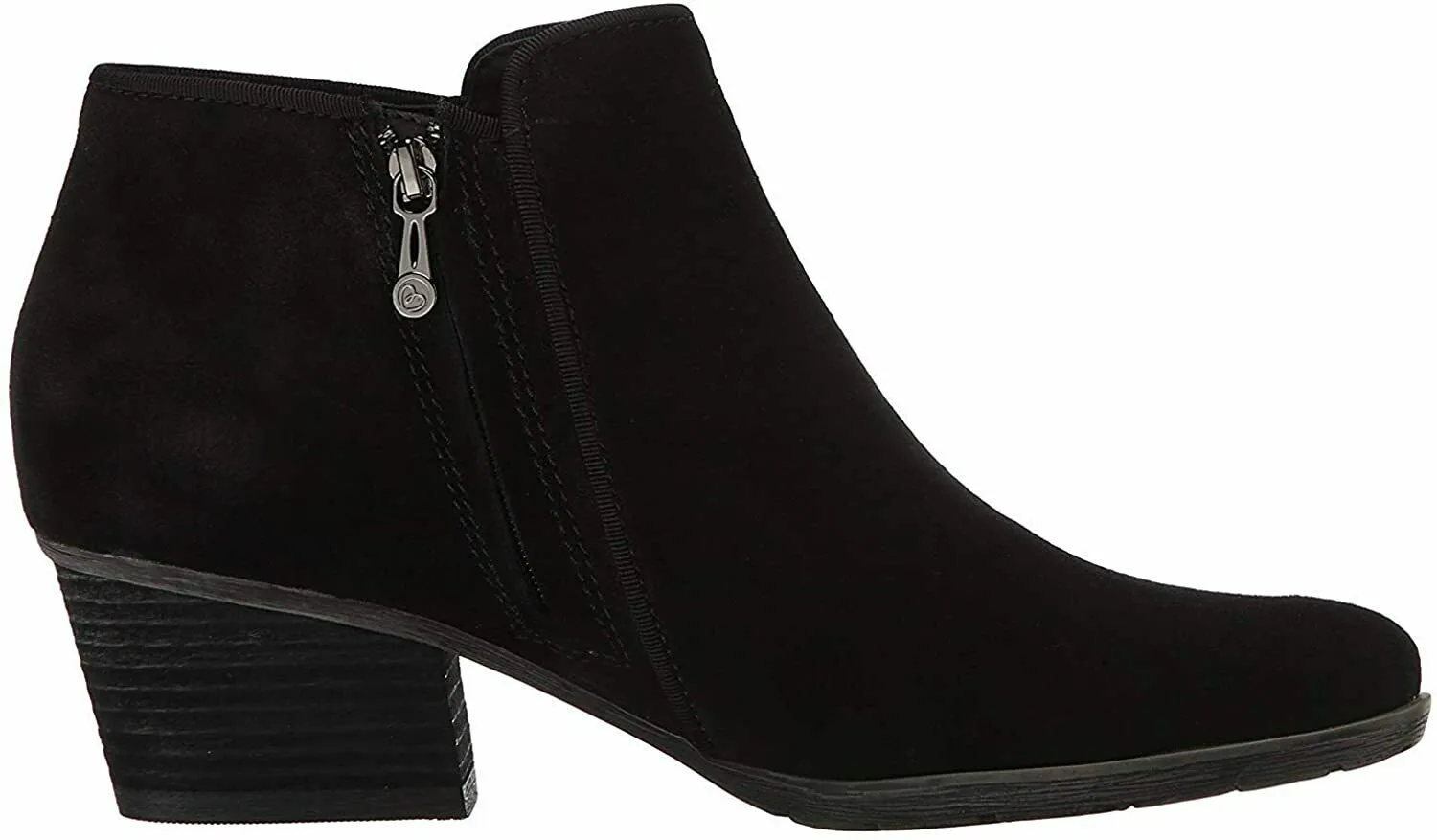 Blondo Villa Black Suede Closed Toe Waterproof Fashion Ankle Boot