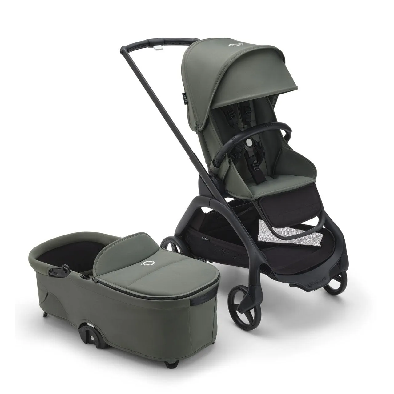 Bugaboo Dragonfly Pushchair with Carrycot - Forest Green