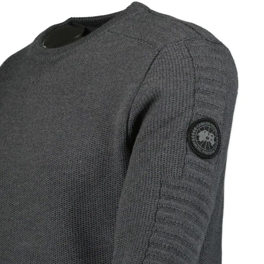 CANADA GOOSE  'PATERSON' KNIT SWEATER GREY