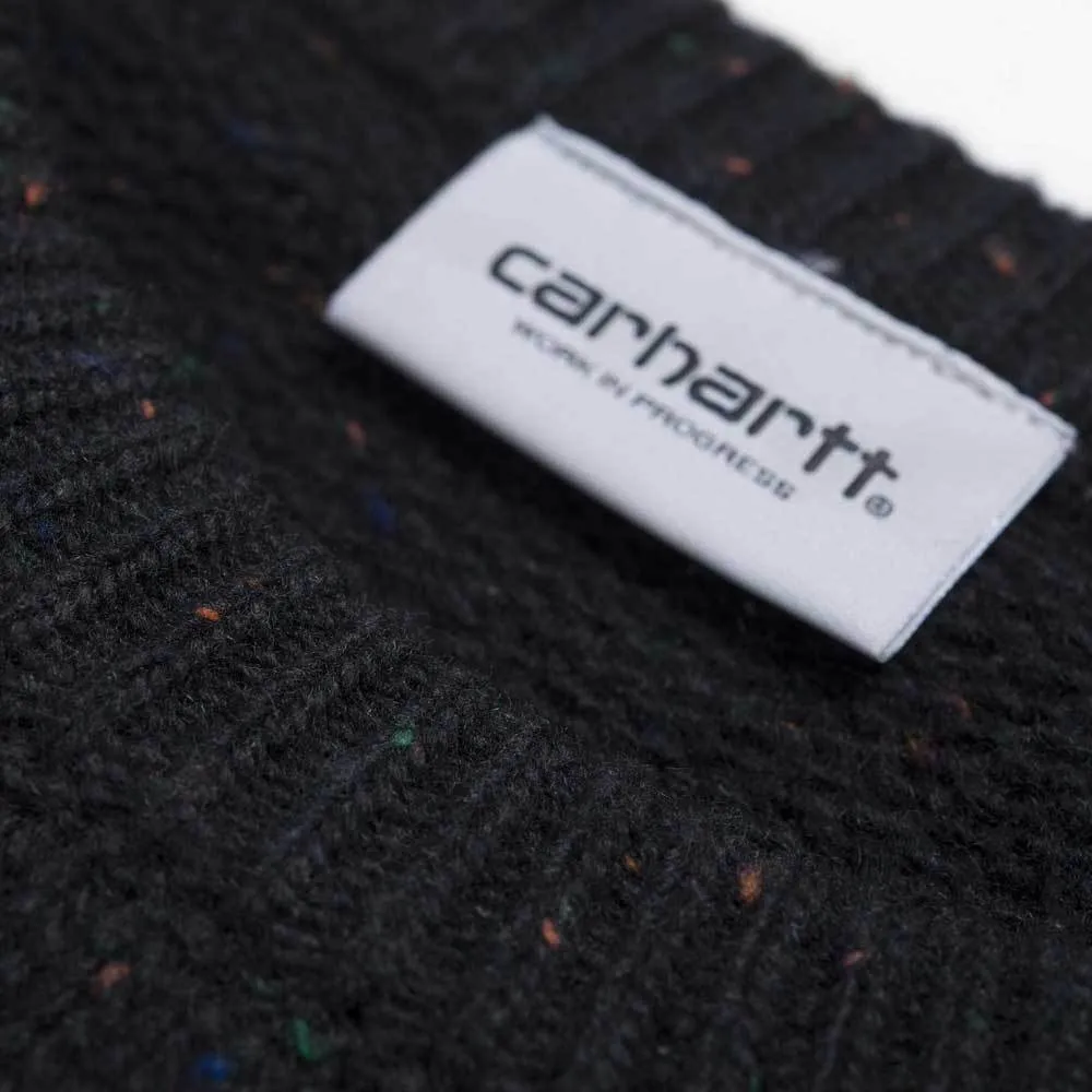 Carhartt WIP Anglistic Sweater - Black Heather