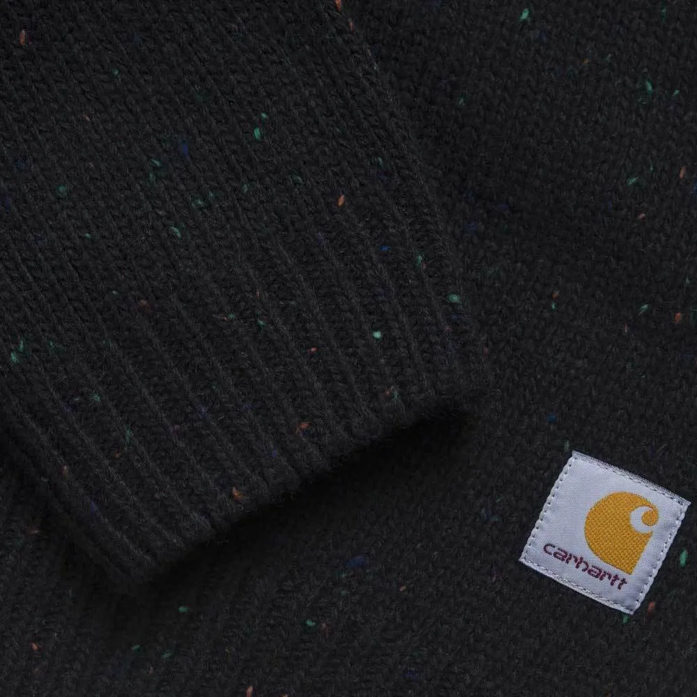 Carhartt WIP Anglistic Sweater - Black Heather