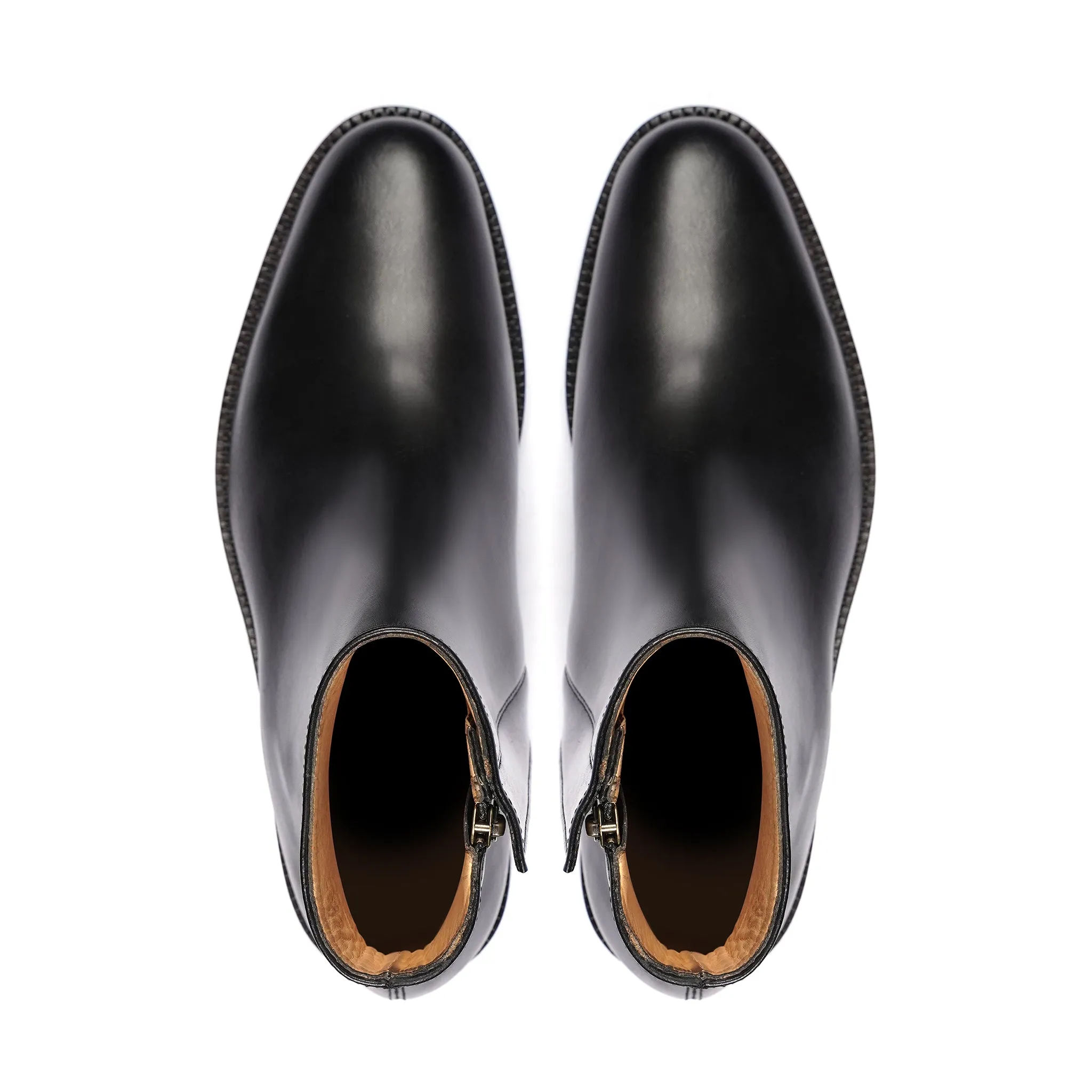 Chiesanuova - Men's Black Calf Leather Chelsea Boot