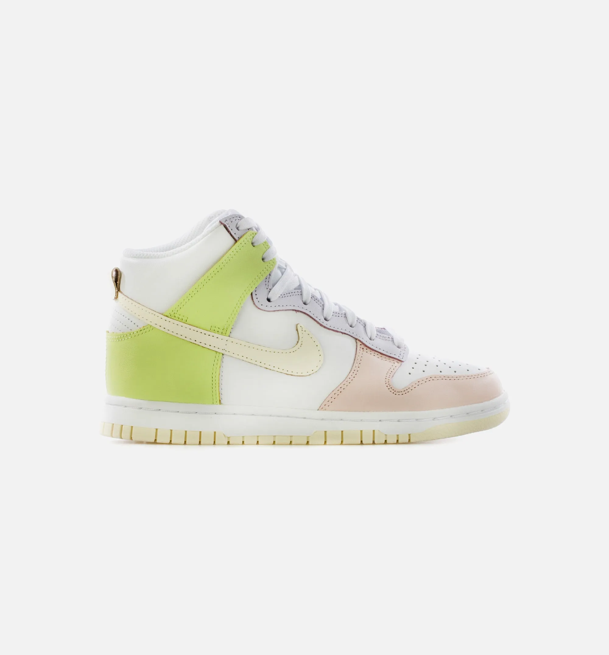 Dunk High Cashmere Womens Lifestyle Shoes - White/Cashmere/Lemon Twist Limit One Per Customer