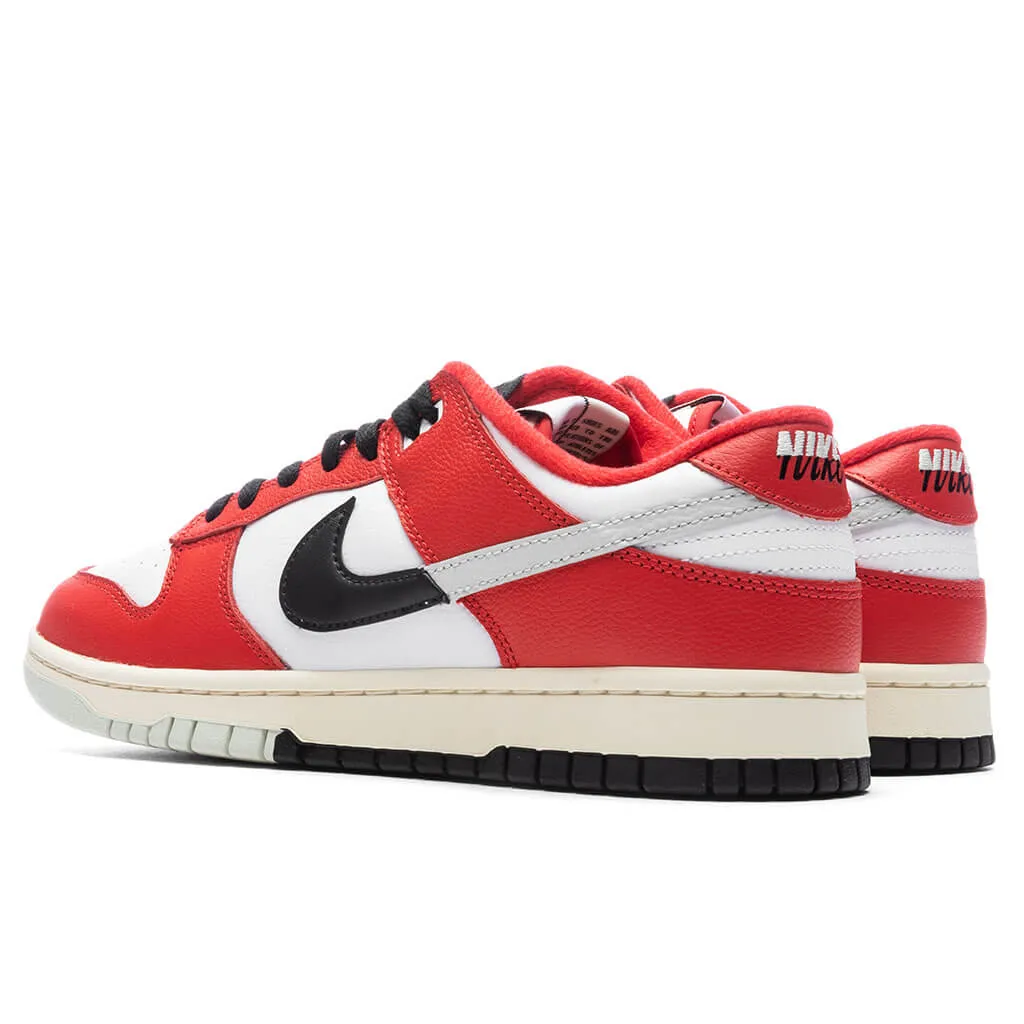 Dunk Low Retro Premium 'Chicago Split' - University Red/Black/Light Silver