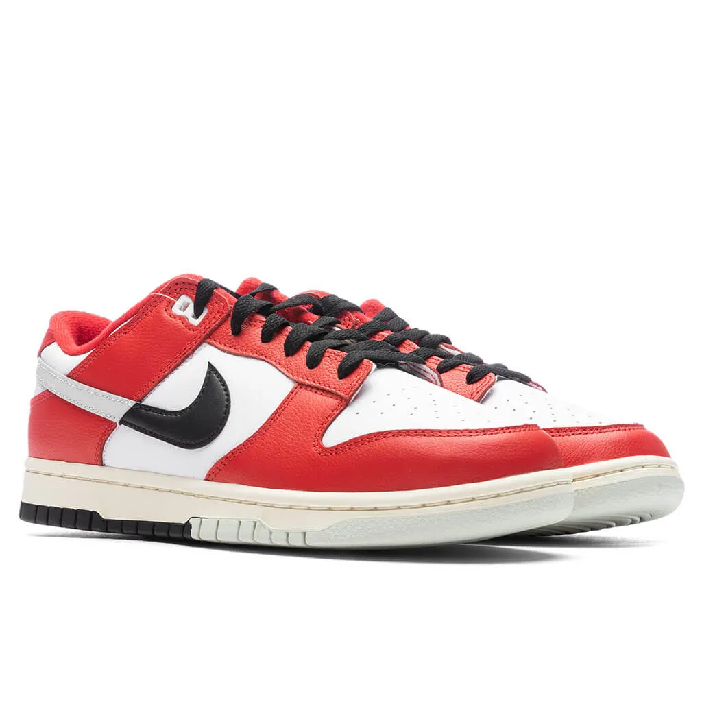 Dunk Low Retro Premium 'Chicago Split' - University Red/Black/Light Silver