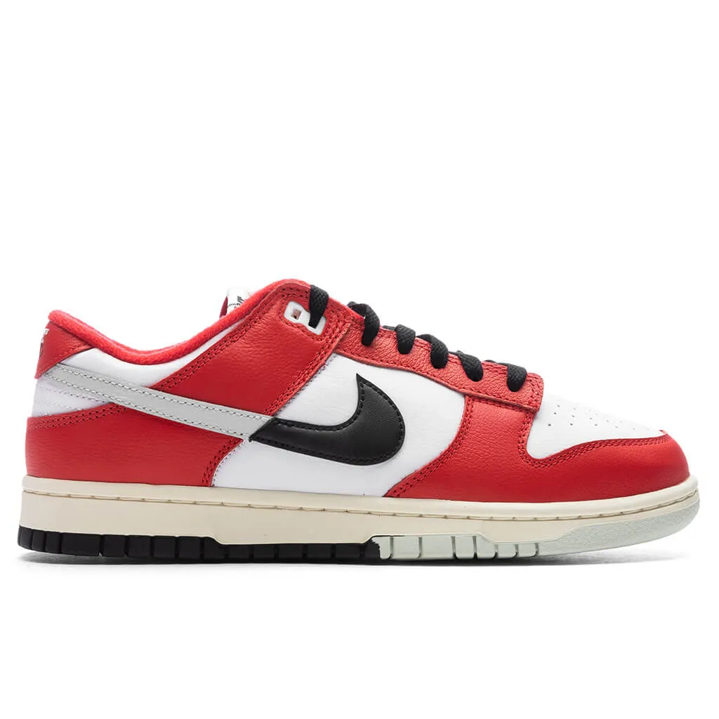 Dunk Low Retro Premium 'Chicago Split' - University Red/Black/Light Silver