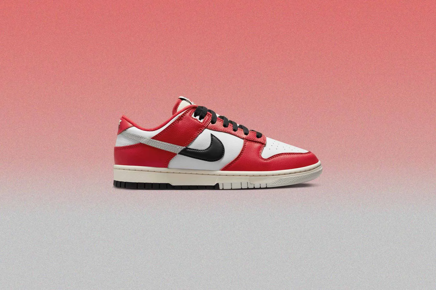 Dunk Low Retro Premium 'Chicago Split' - University Red/Black/Light Silver