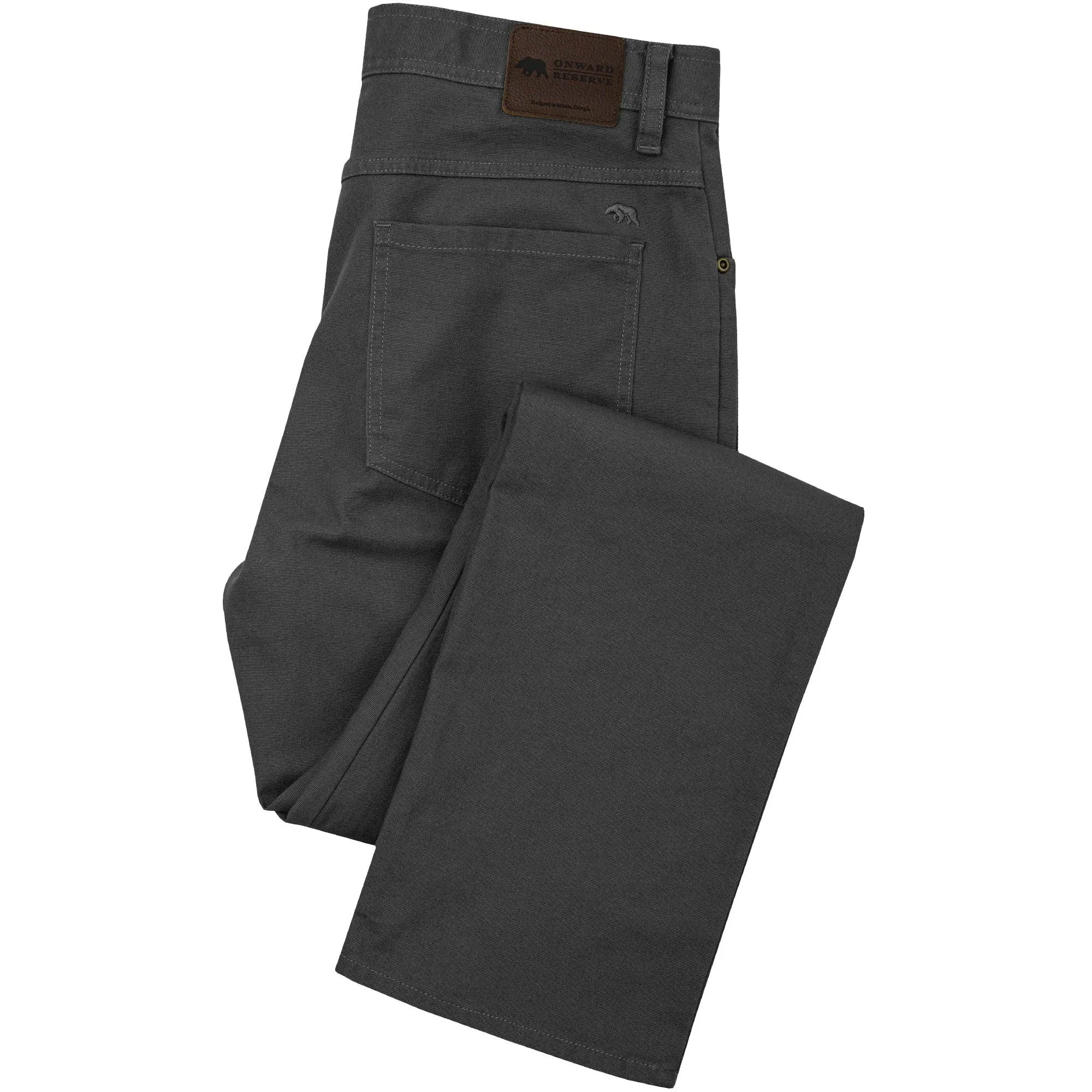 Flex Micro Canvas Five Pocket Stretch Pant Castlerock