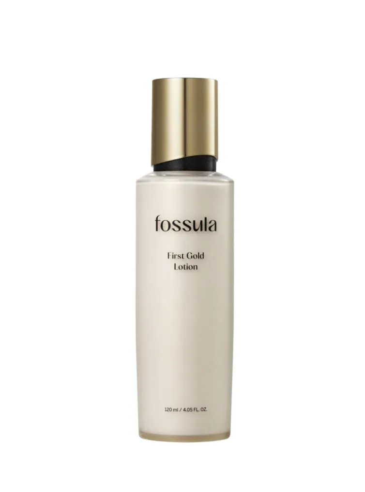 Fossula First Gold Lotion 120ml Skincare Texture Glow Oil Water Balance Moisture