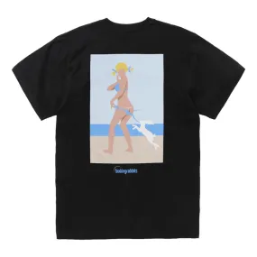 #FR2 TANNING GIRL T-SHIRT-BLACK