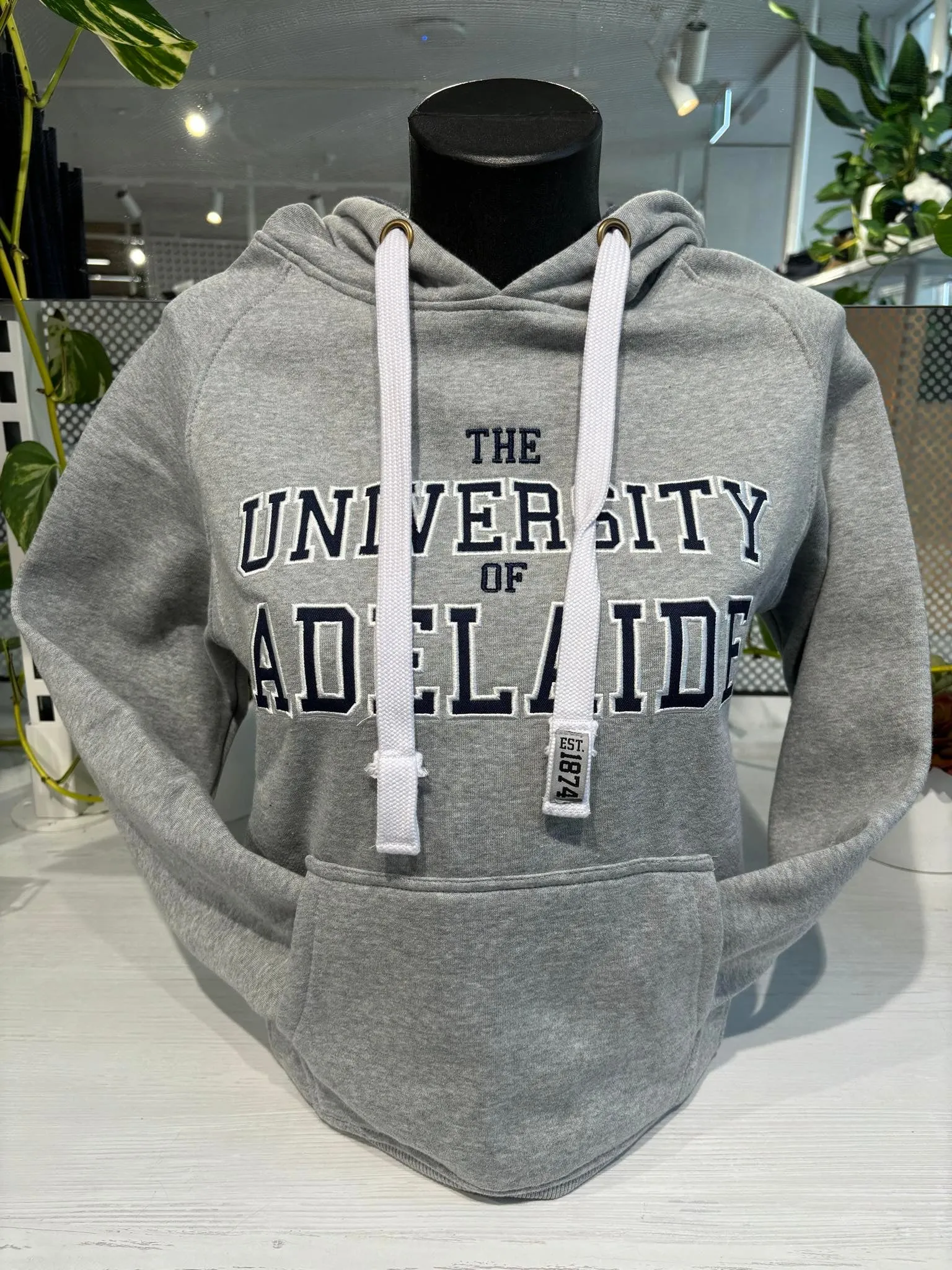 Grey/Navy Varsity Hoodie Women's