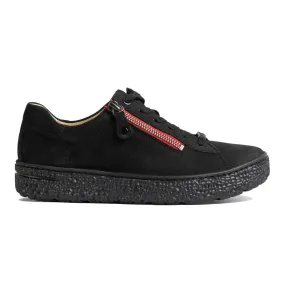 Hartjes Women's Phil Black/Red Nubuck