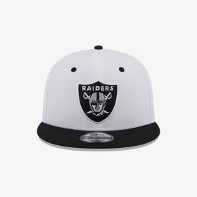 LAS VEGAS RAIDERS NFL WHITE 9FIFTY SNAPBACK CAP 'WHITE'