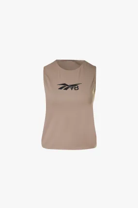 Reebok x VB Crew Neck Tank Top in Stone Grey