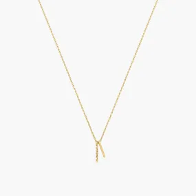 Skylar Double Bar Necklace