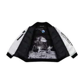 SPACEONE x Andy & Evan| Reversible Bomber Jacket | Galaxy White