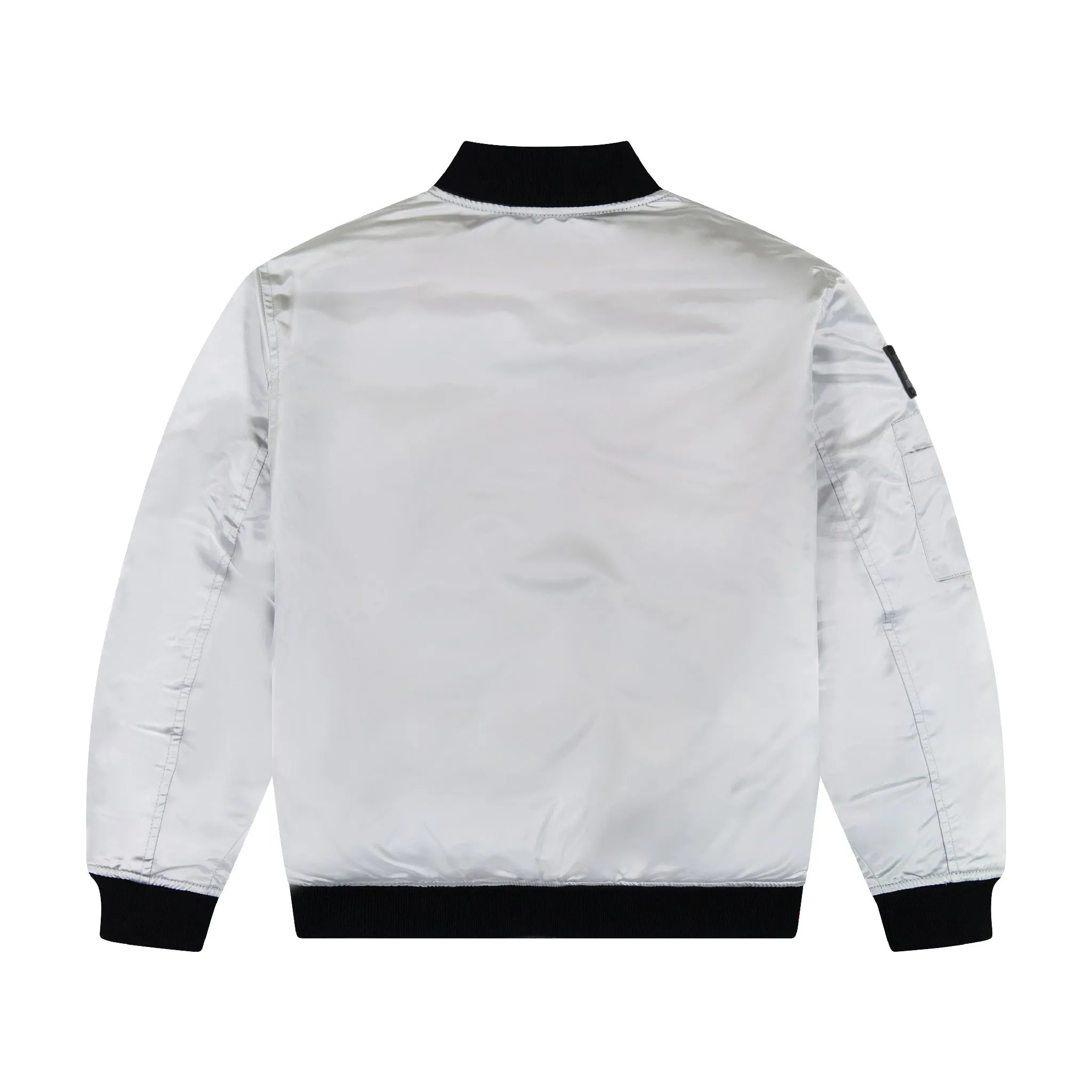 SPACEONE x Andy & Evan| Reversible Bomber Jacket | Galaxy White