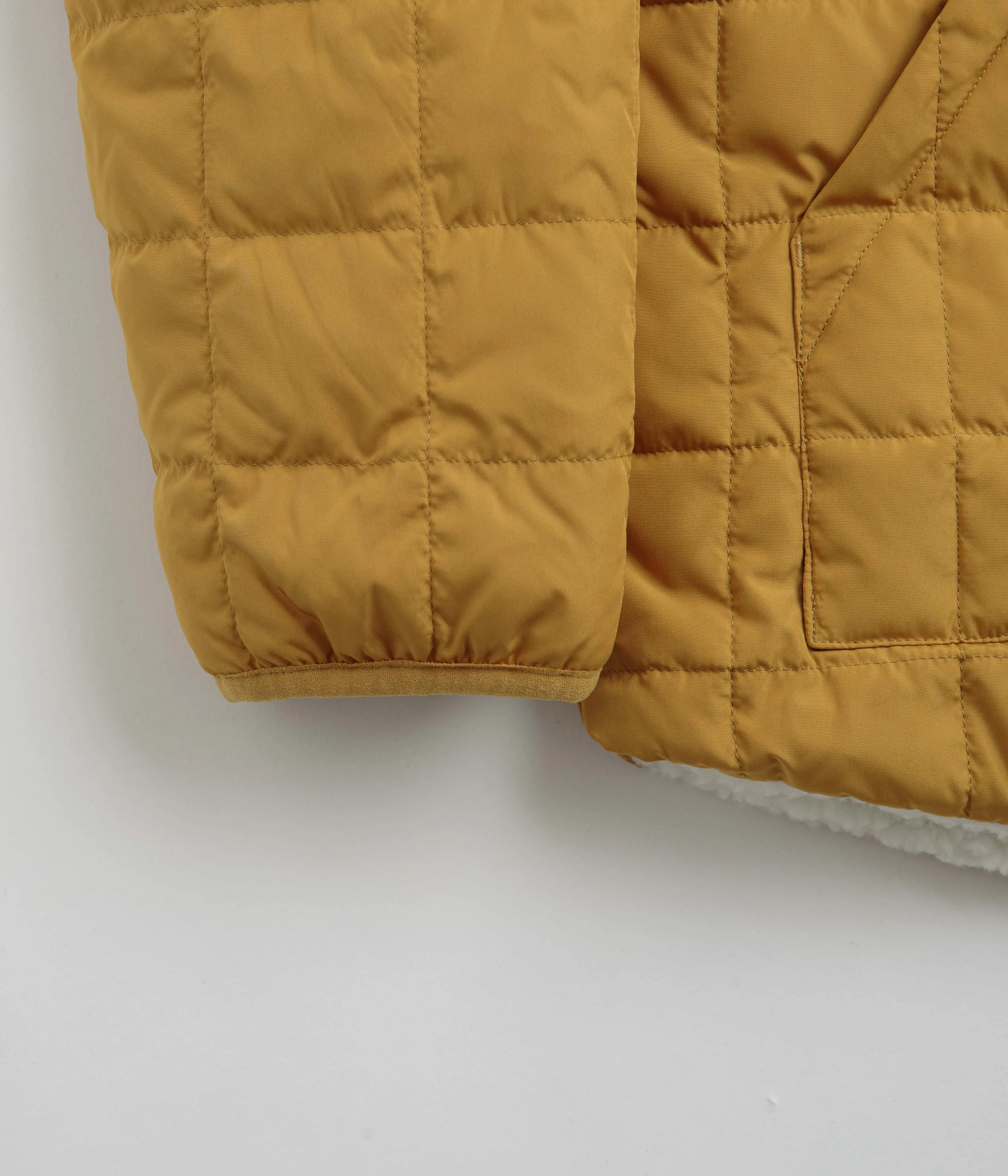 Taion Reversible Down Jacket - Camel / Dark Chocolate / Ivory