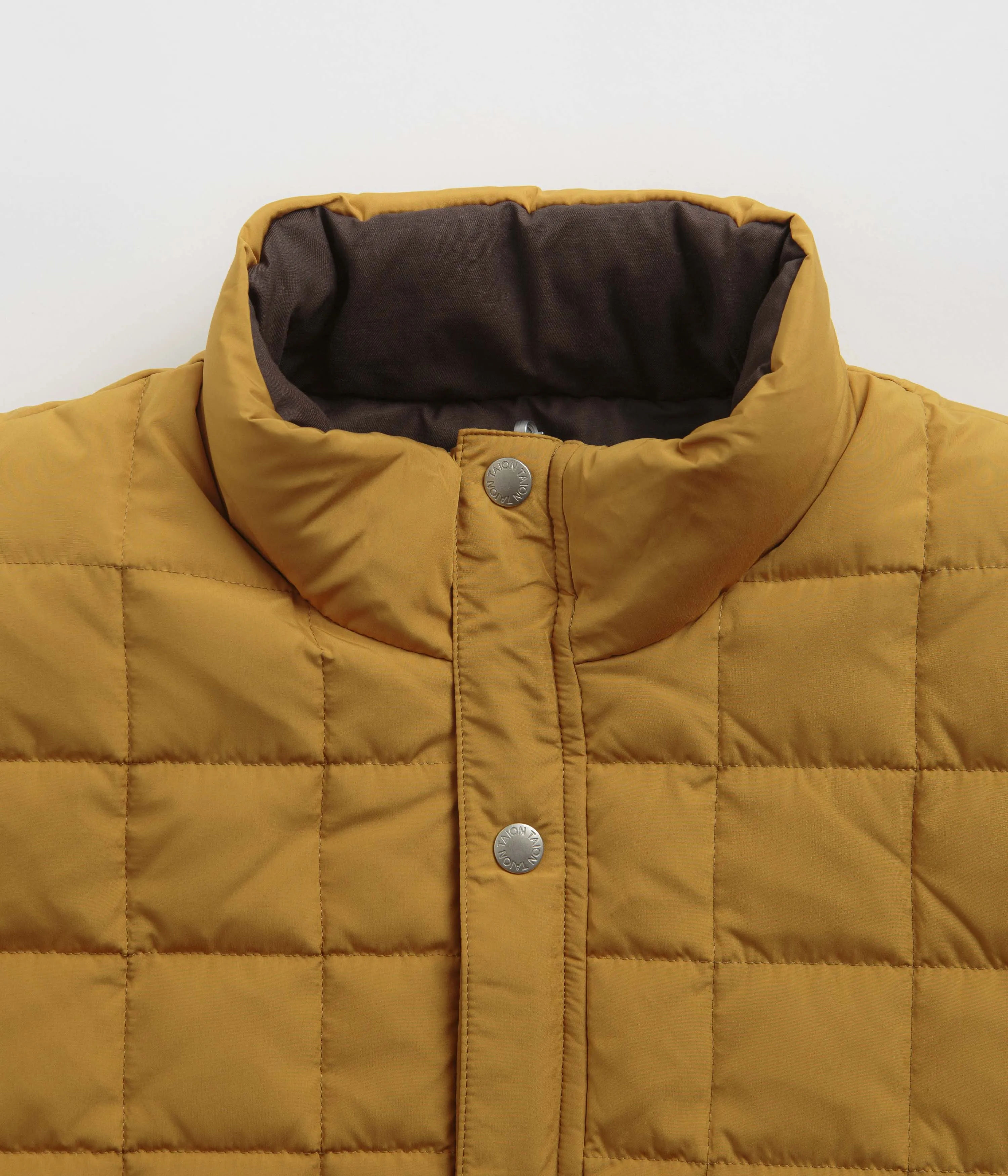 Taion Reversible Down Jacket - Camel / Dark Chocolate / Ivory