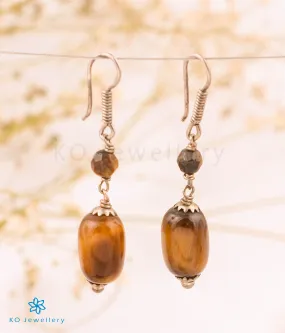 The Tigereye Silver Gemstone Earring