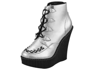 T.U.K Sliver Creeper Bootie Wedge