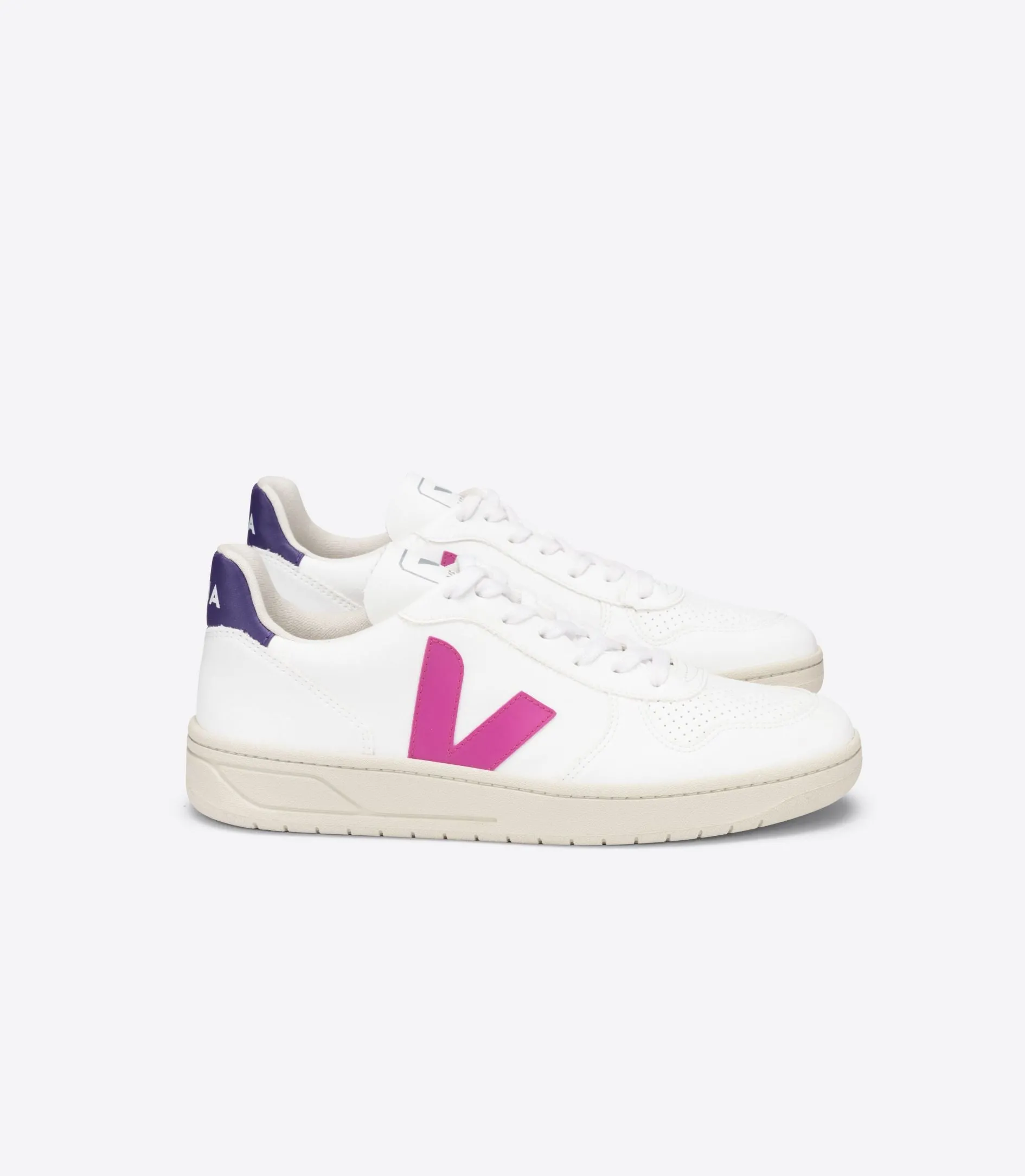 Veja Zapatillas V-10 Blancas y Moradas