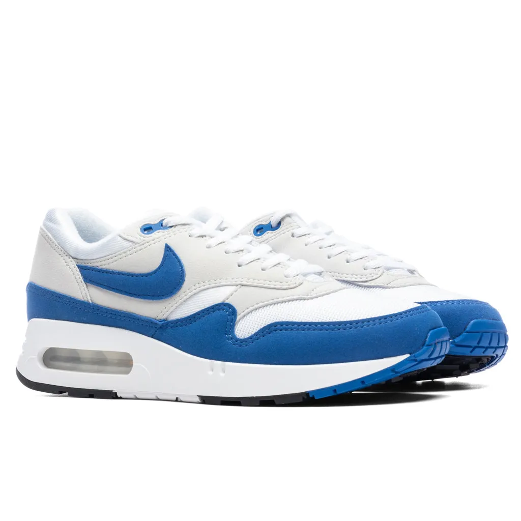 Women's Air Max 1 '86 Premium 'Royal' - White/Royal Blue/Light Neutral Grey/Black