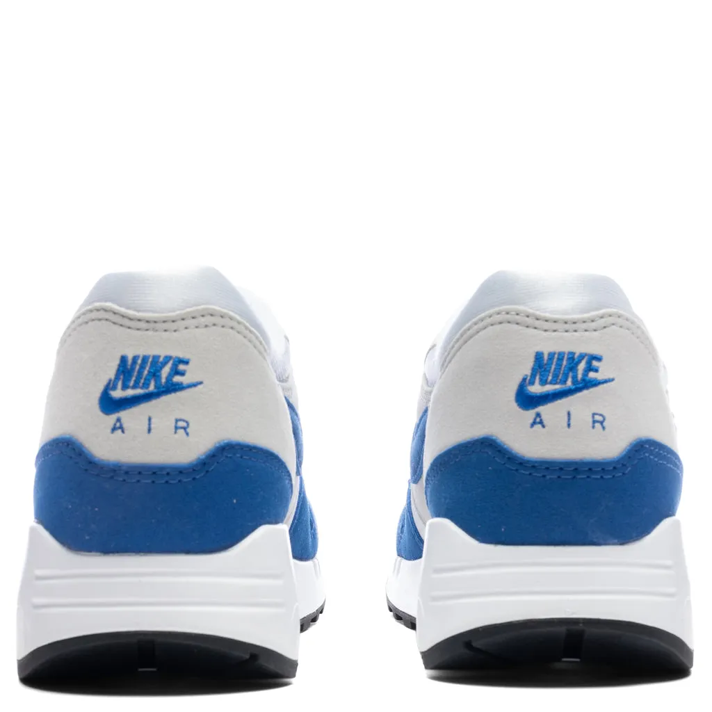 Women's Air Max 1 '86 Premium 'Royal' - White/Royal Blue/Light Neutral Grey/Black