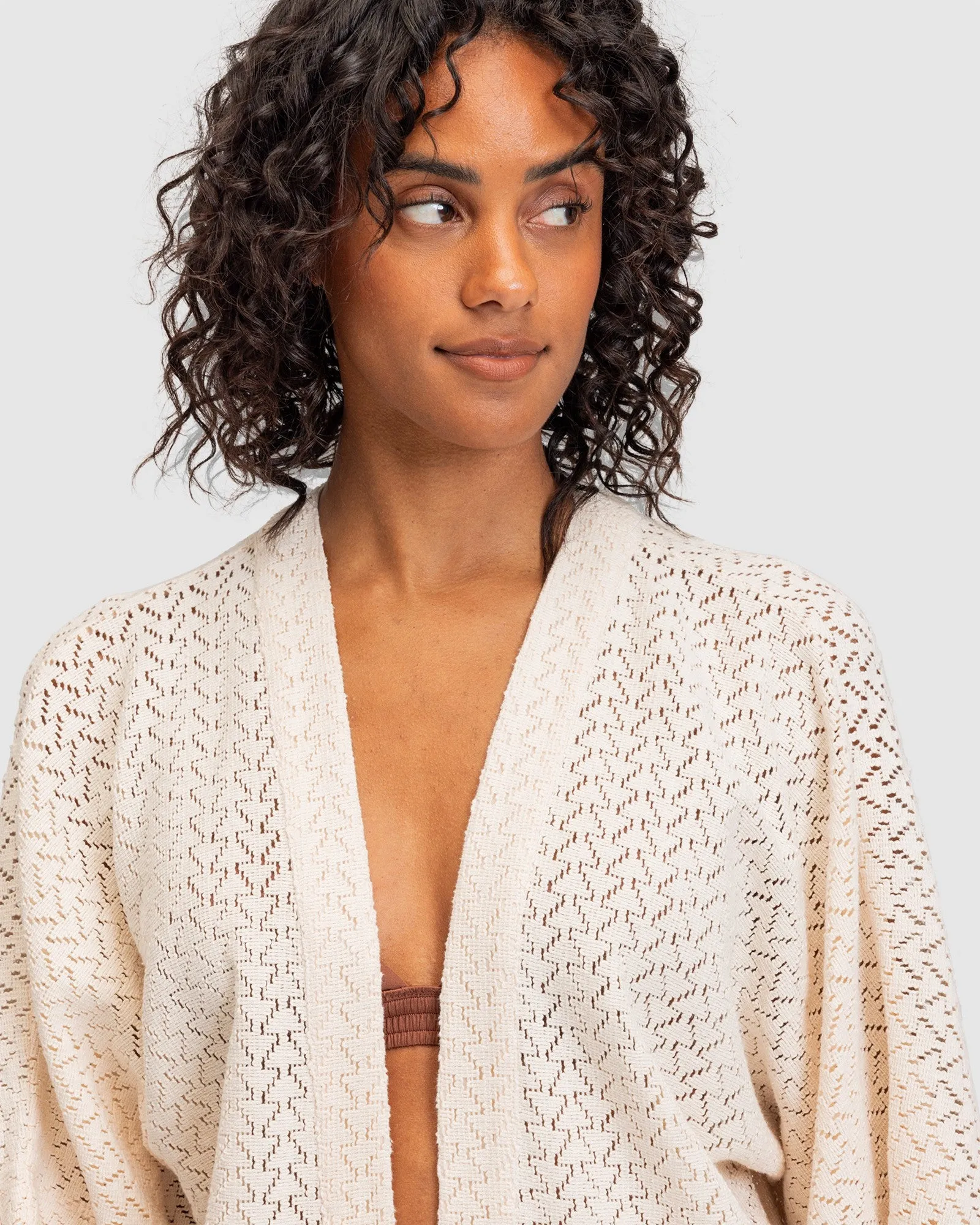 Womens Fun Swell Beach Kimono