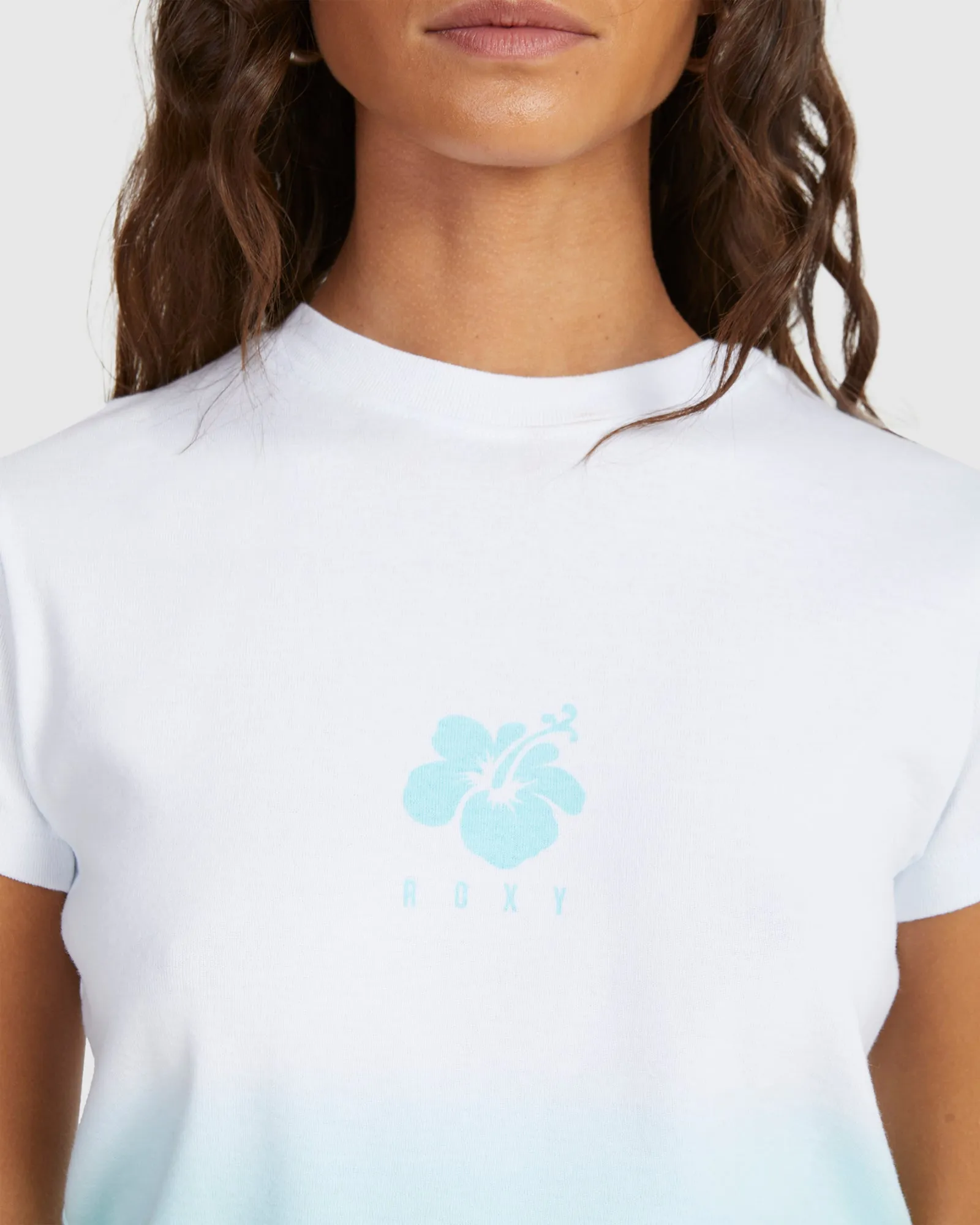 Womens Hibiscus Dip Baby T T-Shirt