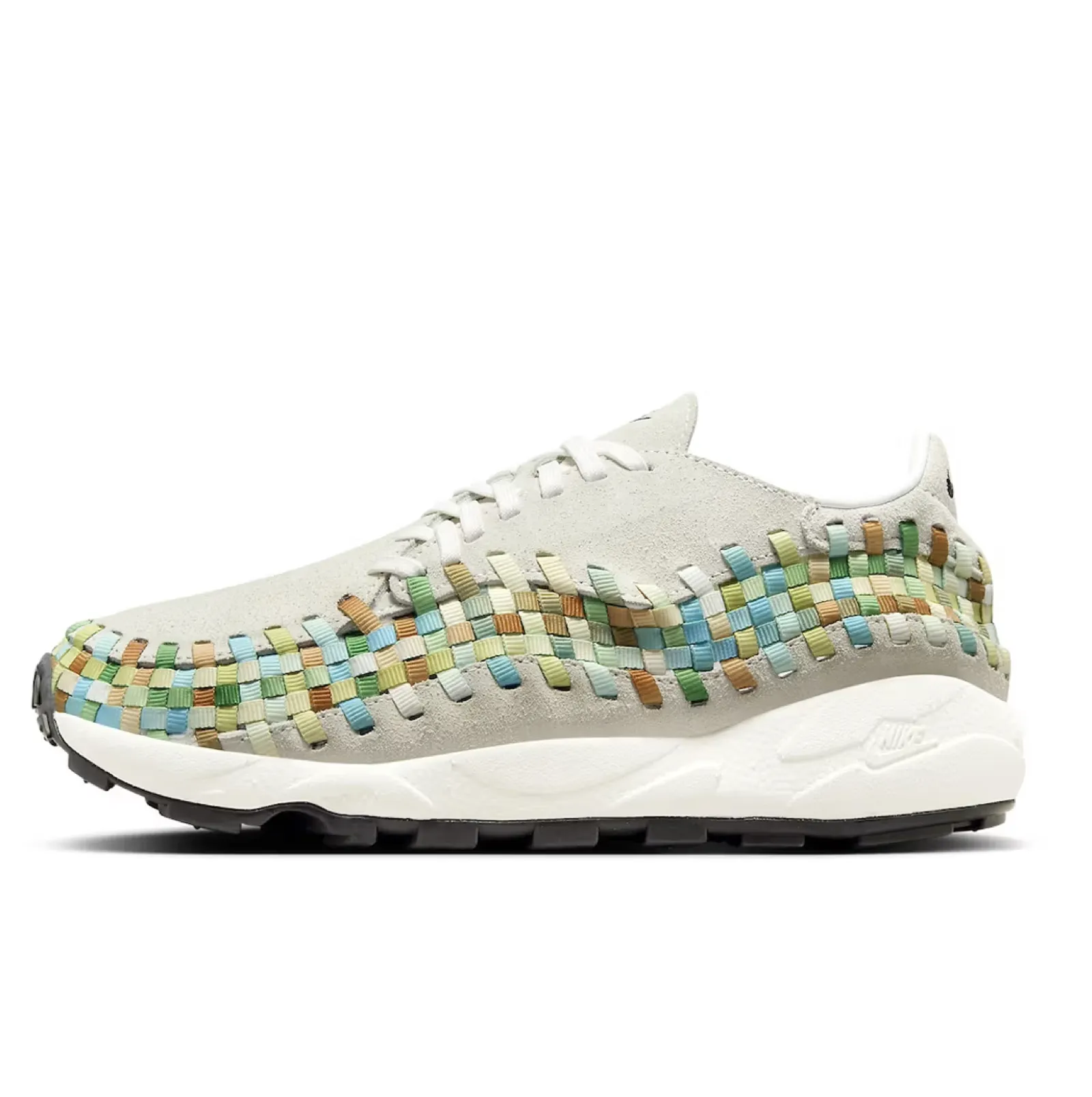 WOMENS NIKE AIR FOOTSCAPE WOVEN - SUMMIT WHITE/BLACK-SAIL-MULTI-COLOR